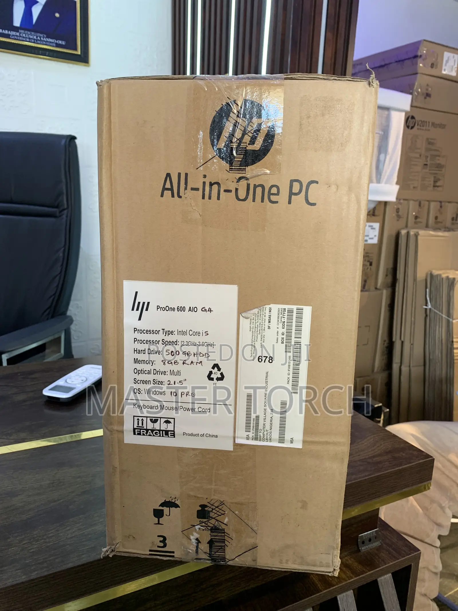 New Desktop Computer HP ProOne 600 8GB Intel Core i5 HDD 500GB