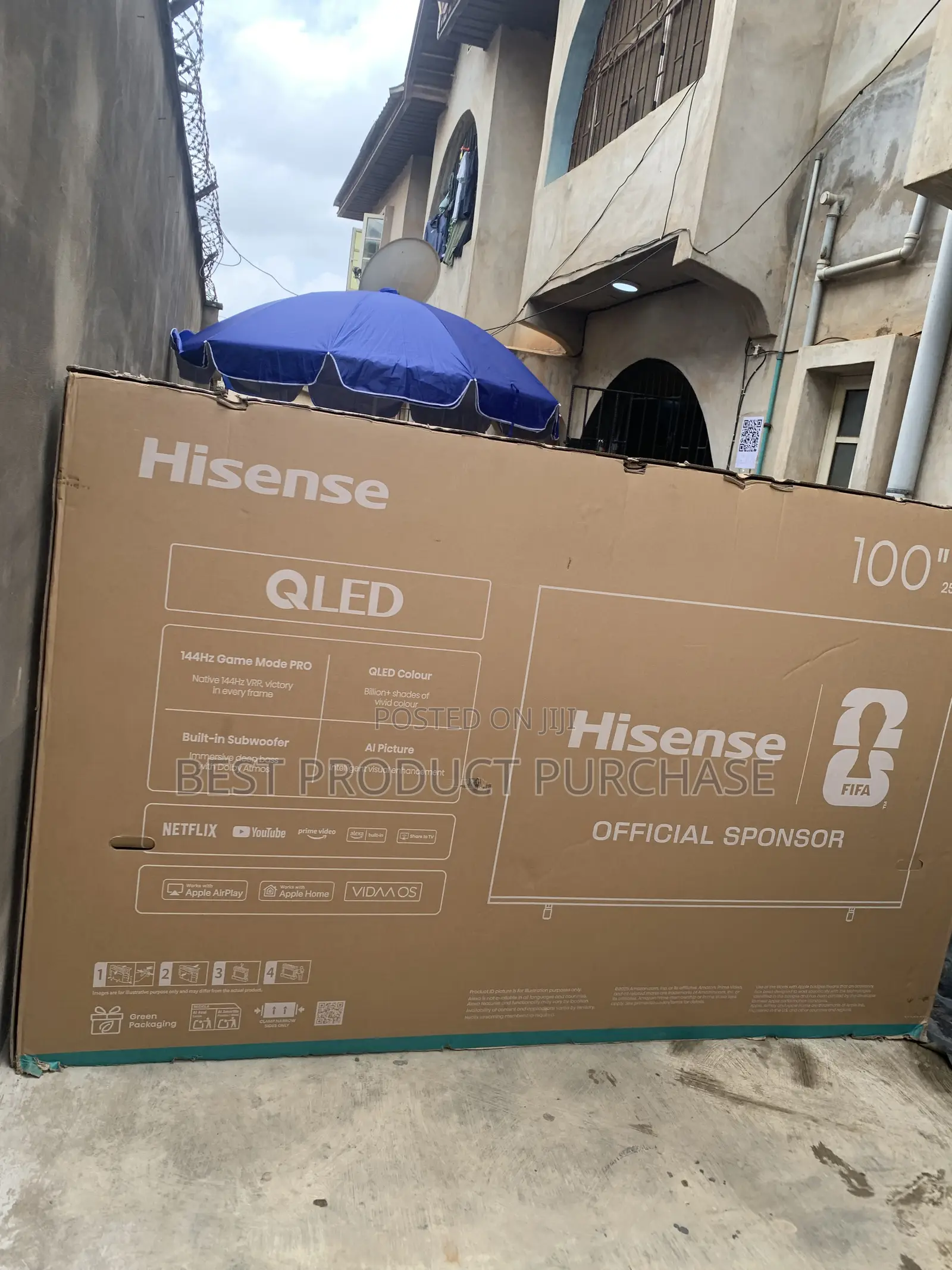 Hisense 100Q7Q Television – Massive 100-Inch Display