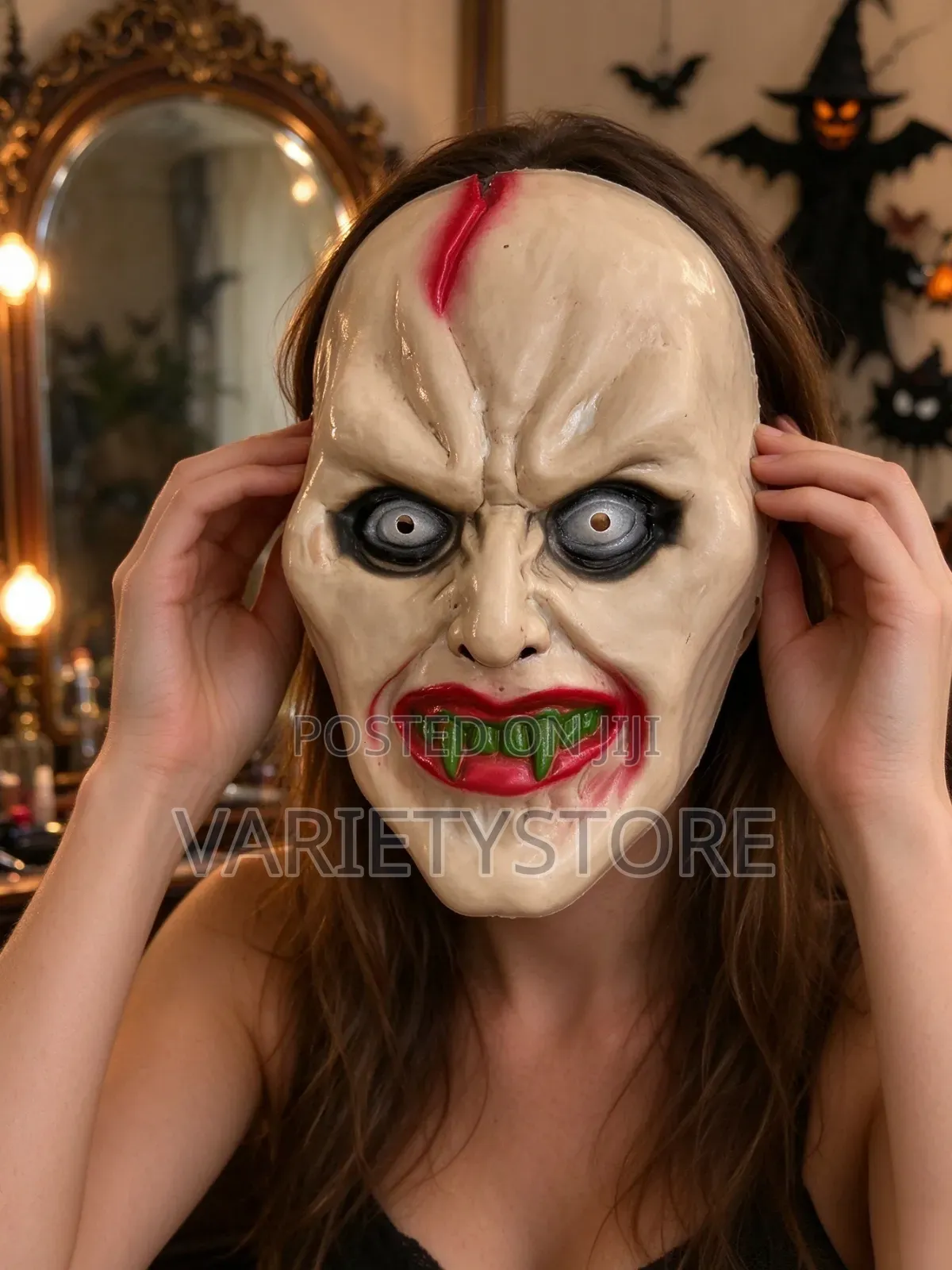 Horror Crack Monster Halloween Scary Face Mask