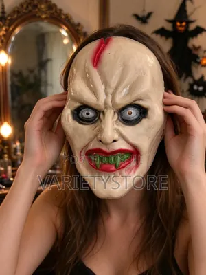 Horror Crack Monster Halloween Scary Face Mask