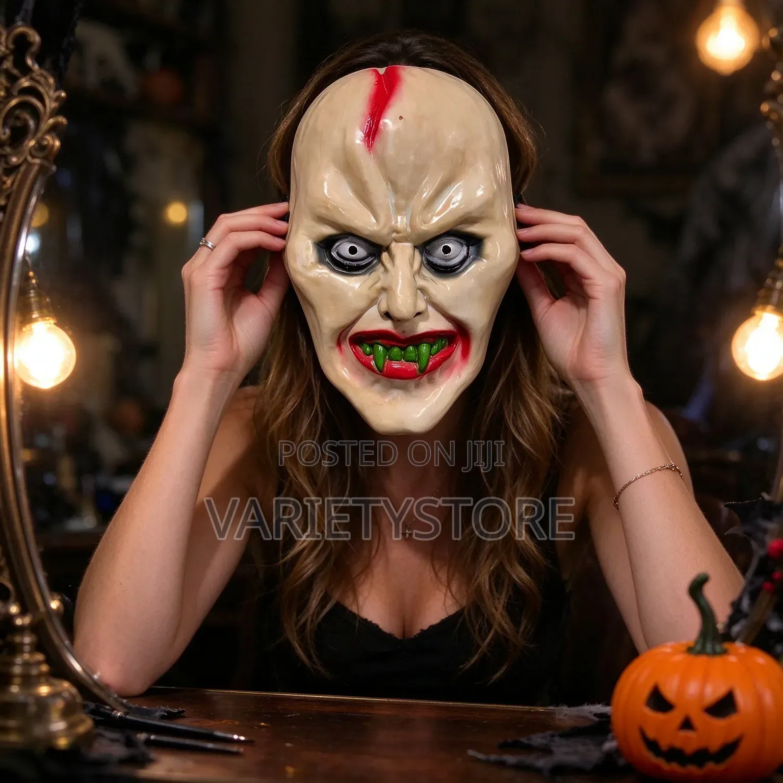 Horror Crack Monster Halloween Scary Face Mask