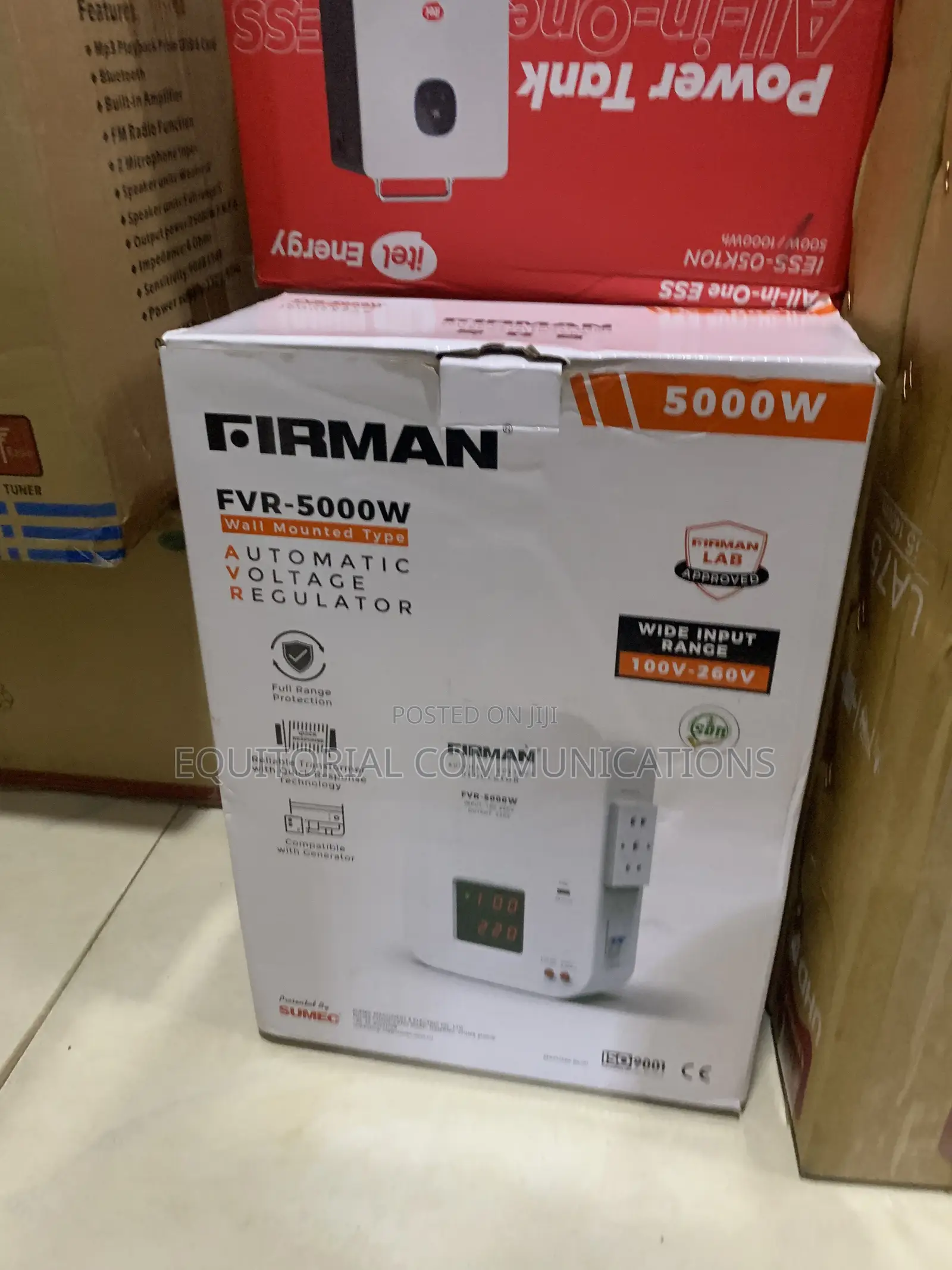 FIRMAN FVR-5000 Wall Mount Voltage Control System