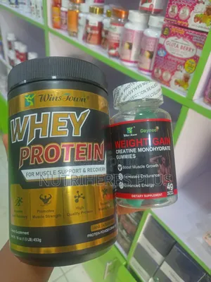 Whey Protein & Weight Gain Creatine Gummy(enhance Muscular Endurance