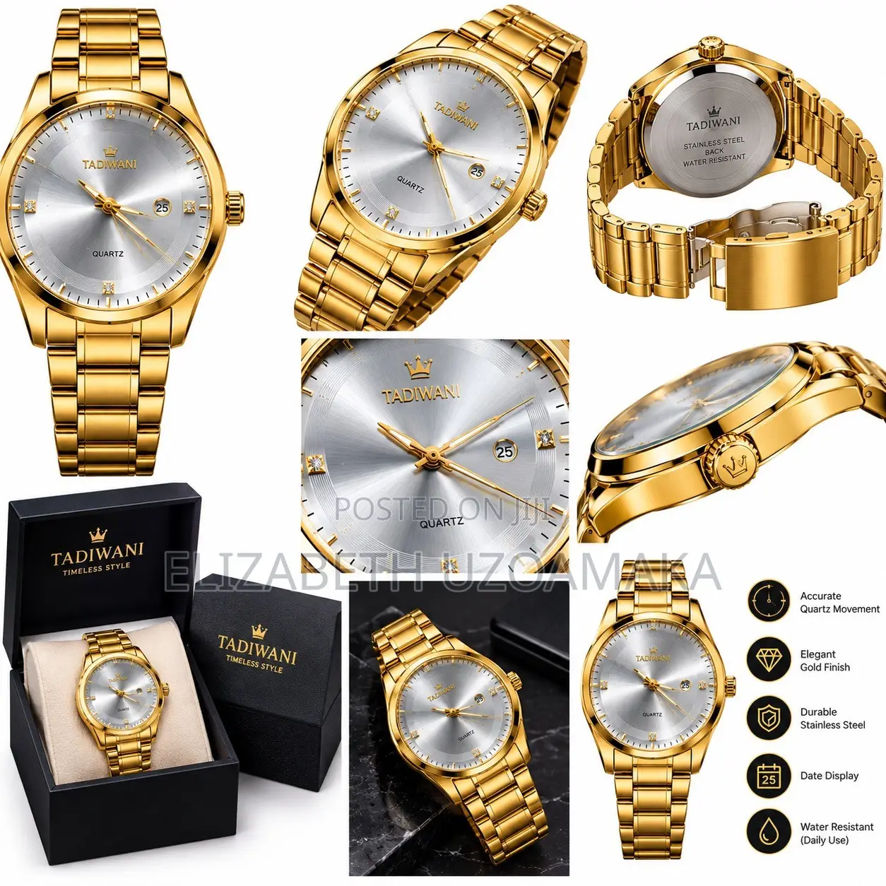 Elegant Gold Wristwatch