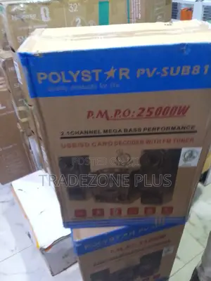 Enjoy Your Music With Polystar 2.1 Channel Speakers