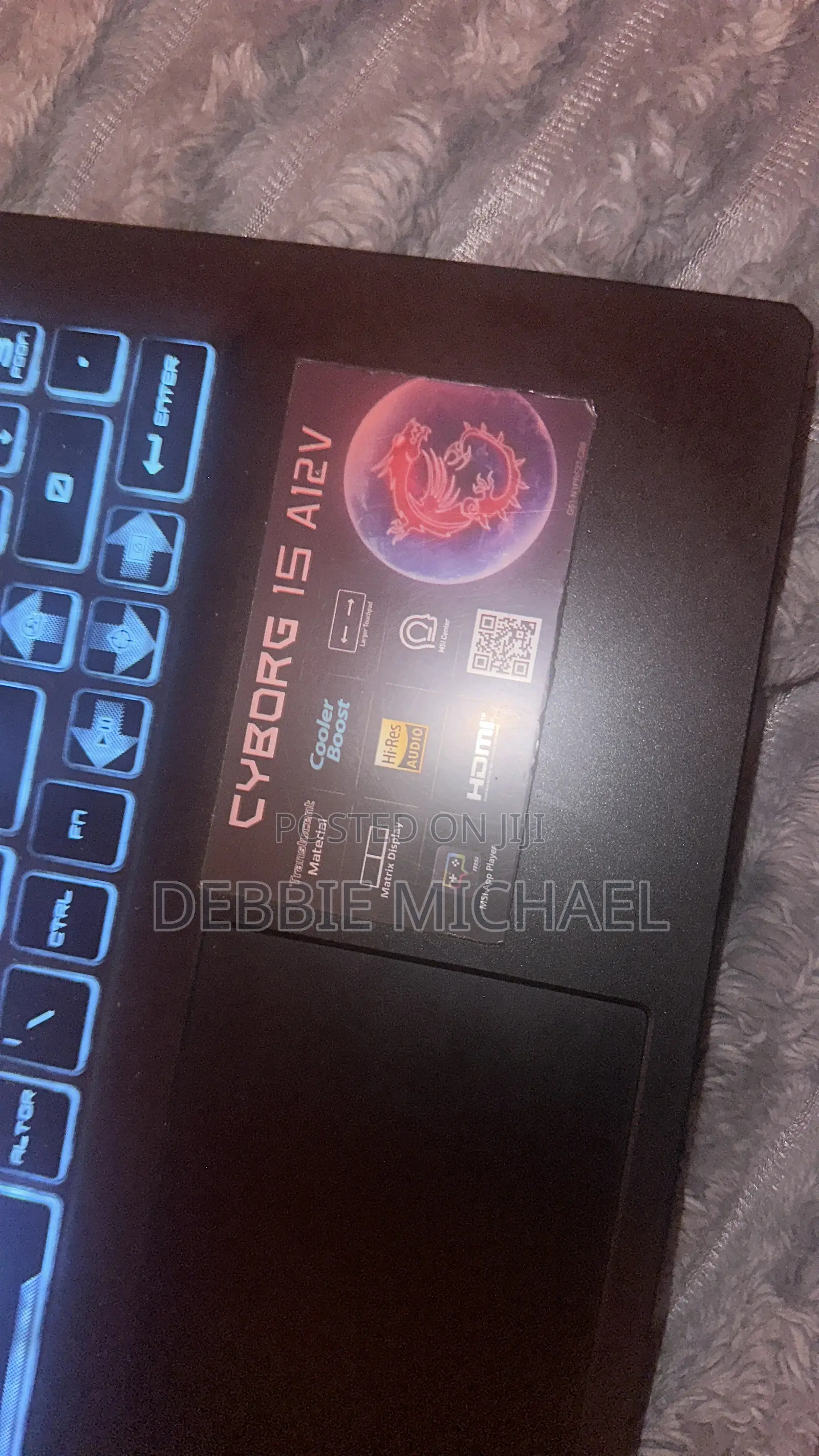 Laptop MSI Cyborg 15 16GB Intel Core i7 SSD 512GB