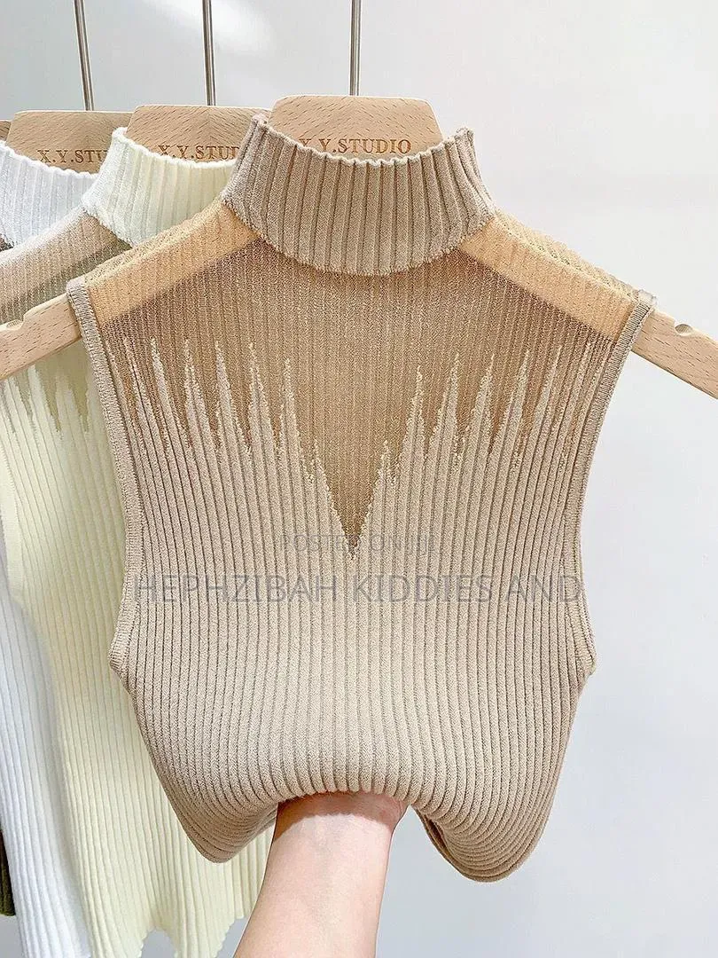 Turtle Neck Strechy Top