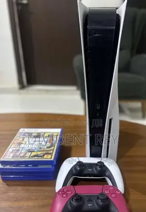 Neatly Used PlayStation 5 With 4 Games and 2 Pad