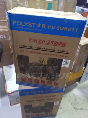 Enjoy Music From USB and SD Card With Polystar Speakers