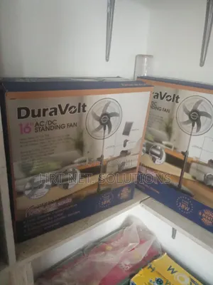 DuraVolt 16-Inch Low-Power AC/DC Standing Fan