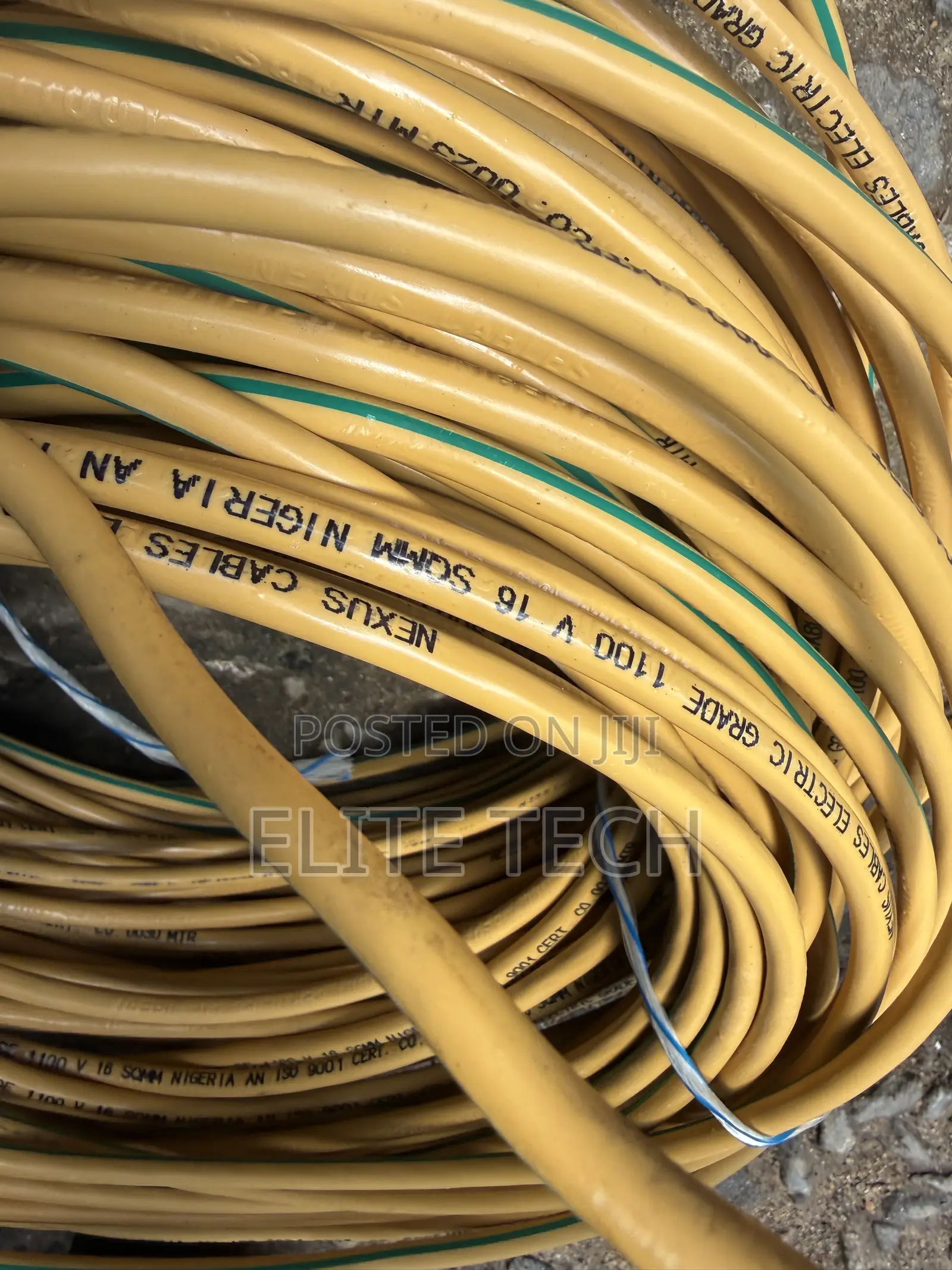 Original 16mm Single Core Pure Copper Cable (100m Roll)