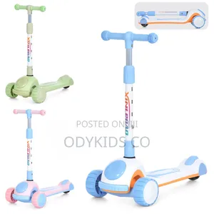 Solid Kids Manual Scooter With Music and Light