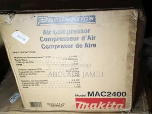 MAKITA PNEUMATICS Air Compressor Model: MAC2400