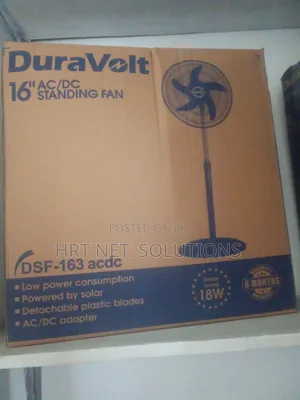Original DuraVolt 16-Inch Standing Fan for Home and Office