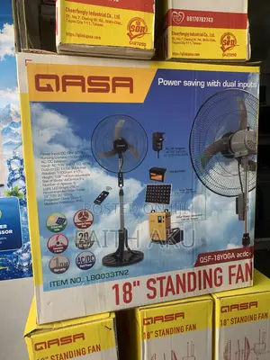 Qasa 18” AC/DC Standing Fan With Remote QSF-18YOGA AC/DC