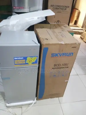 Skyrun 108-J Double Door Refrigerator for Home Use