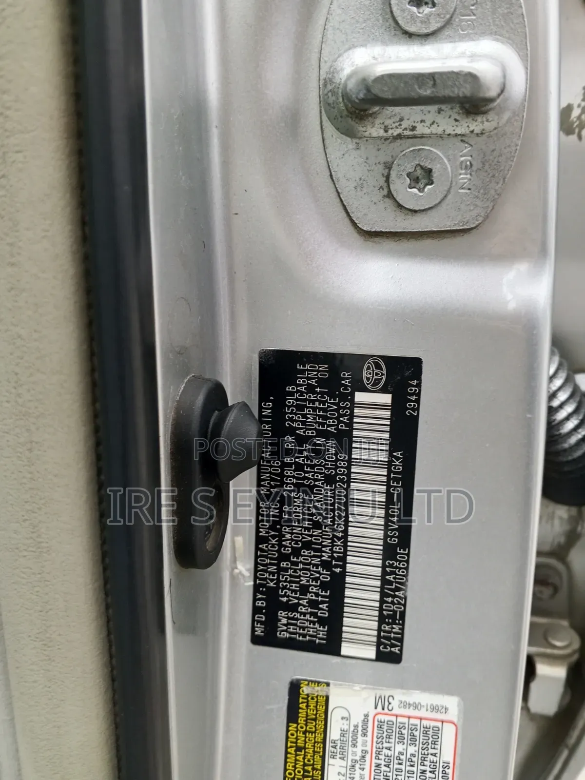 Toyota Camry 2006 Silver