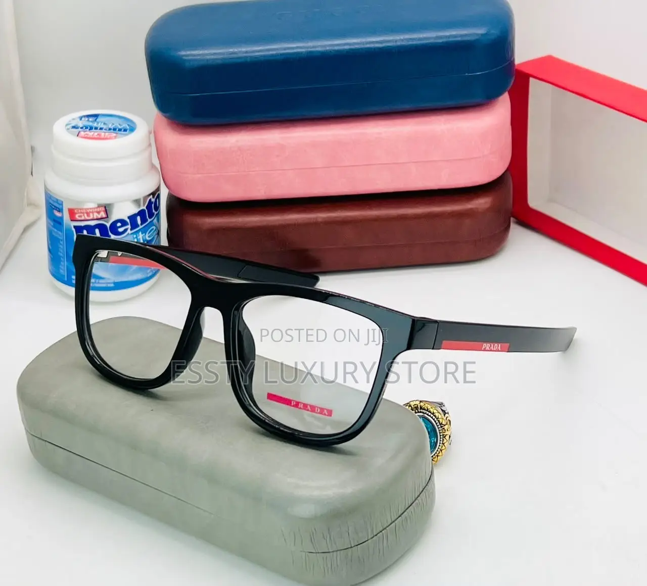 High Quality Luxury Prada Men Glasses