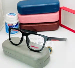 High Quality Luxury Prada Men Glasses