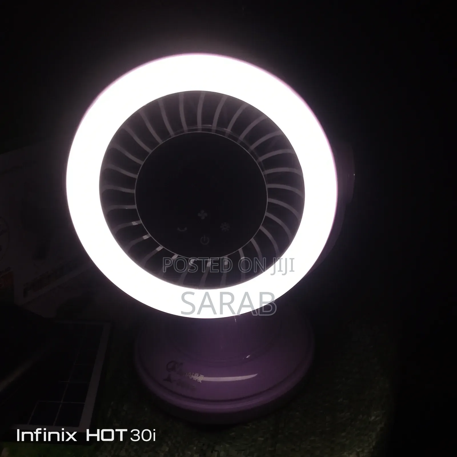 Rechargeable Desk Fan With Touch Control