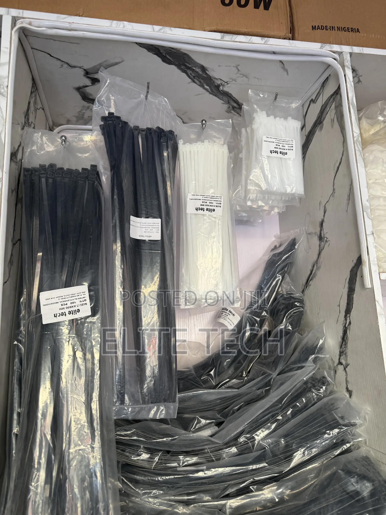 Heavy-Duty Nylon Cable Ties / (100pcs/Pack) – All Sizes Available
