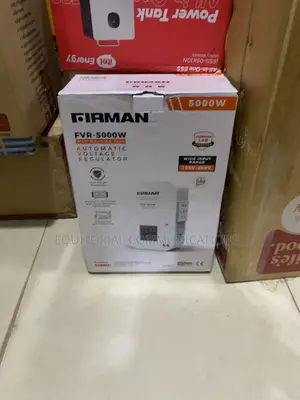 FIRMAN 5000W Wall-Mounted Stabilizer for Managing Voltage Fluctuations