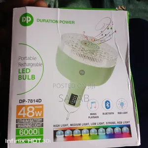 Rechargeable Led Bulb With Bluetooth