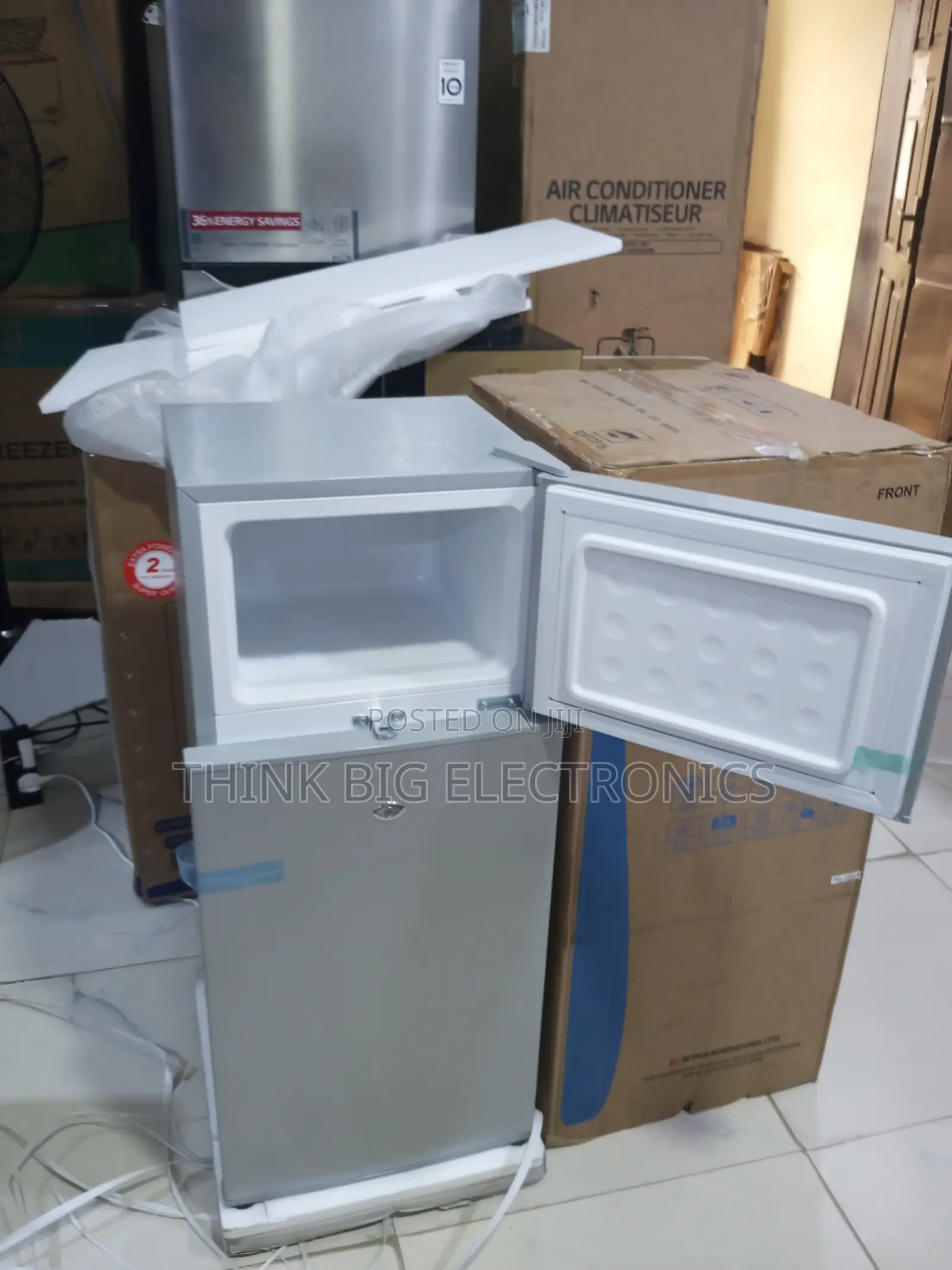 Skyrun 108-J Space Saving Double Door Fridge