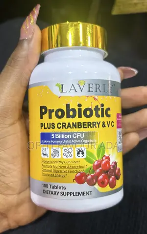 LAVERLY Probiotic Plus Cranberry & Vc Tablet