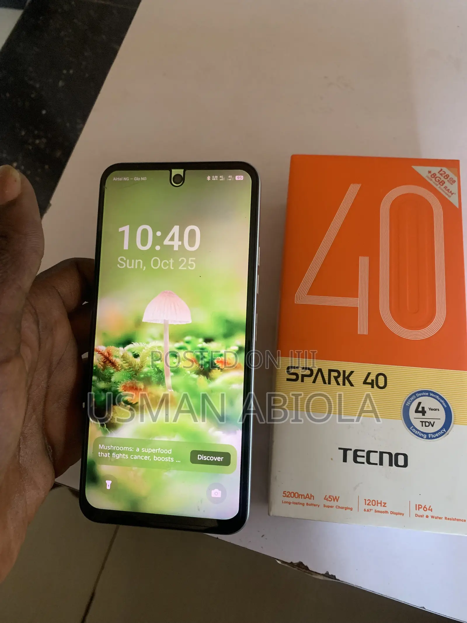 Tecno Spark 40 128 GB White