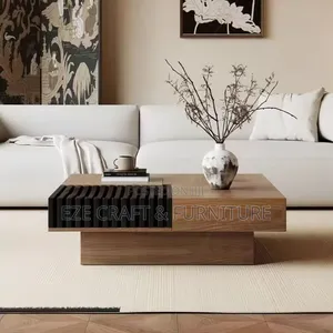 Squared Wooden Luxury Center Table
