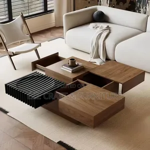 Squared Wooden Luxury Center Table