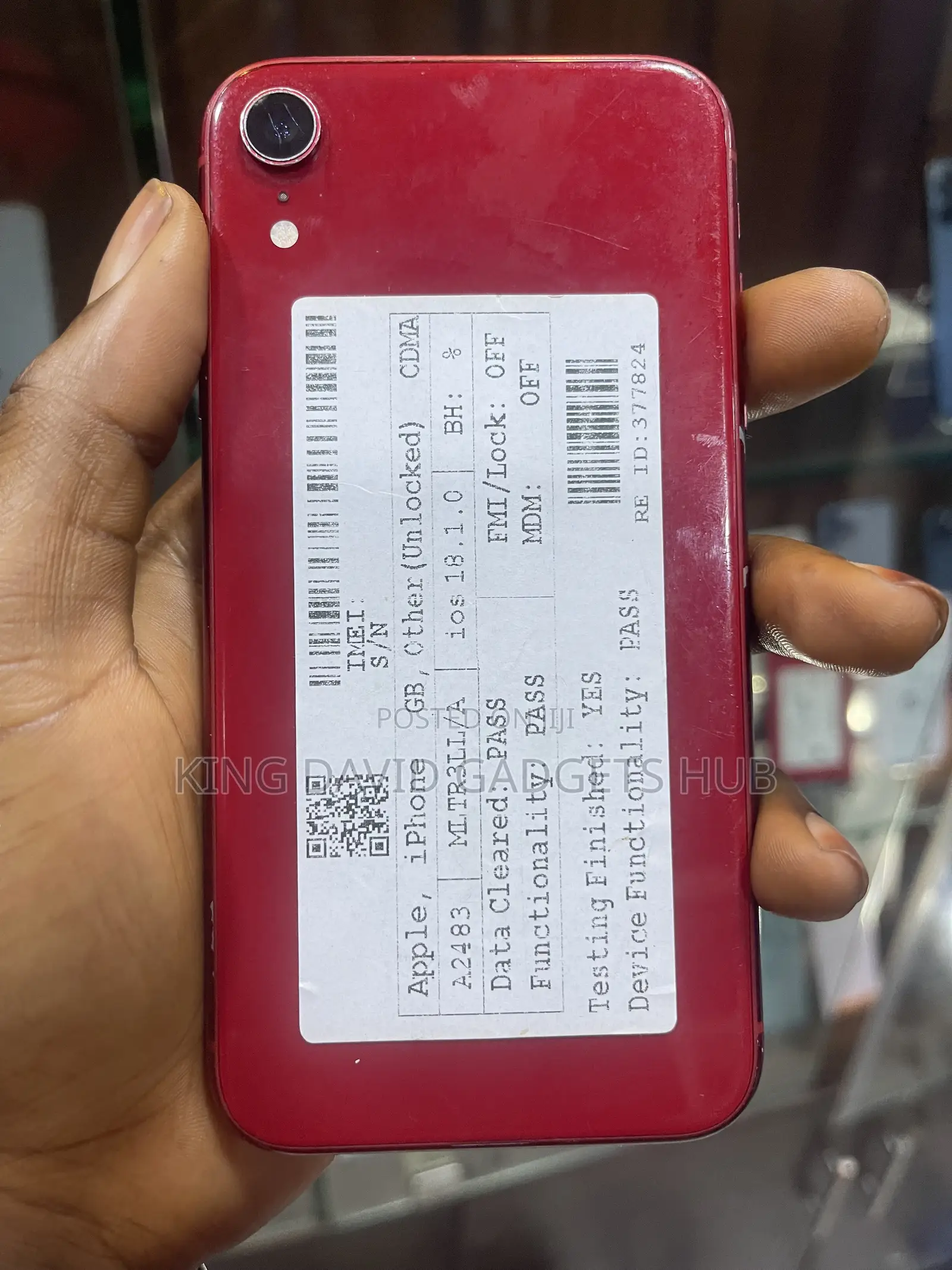 Apple iPhone XR 64 GB Red