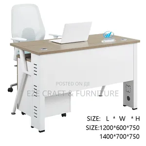 4feet Smart Simple Office Table With Mobile Drawer