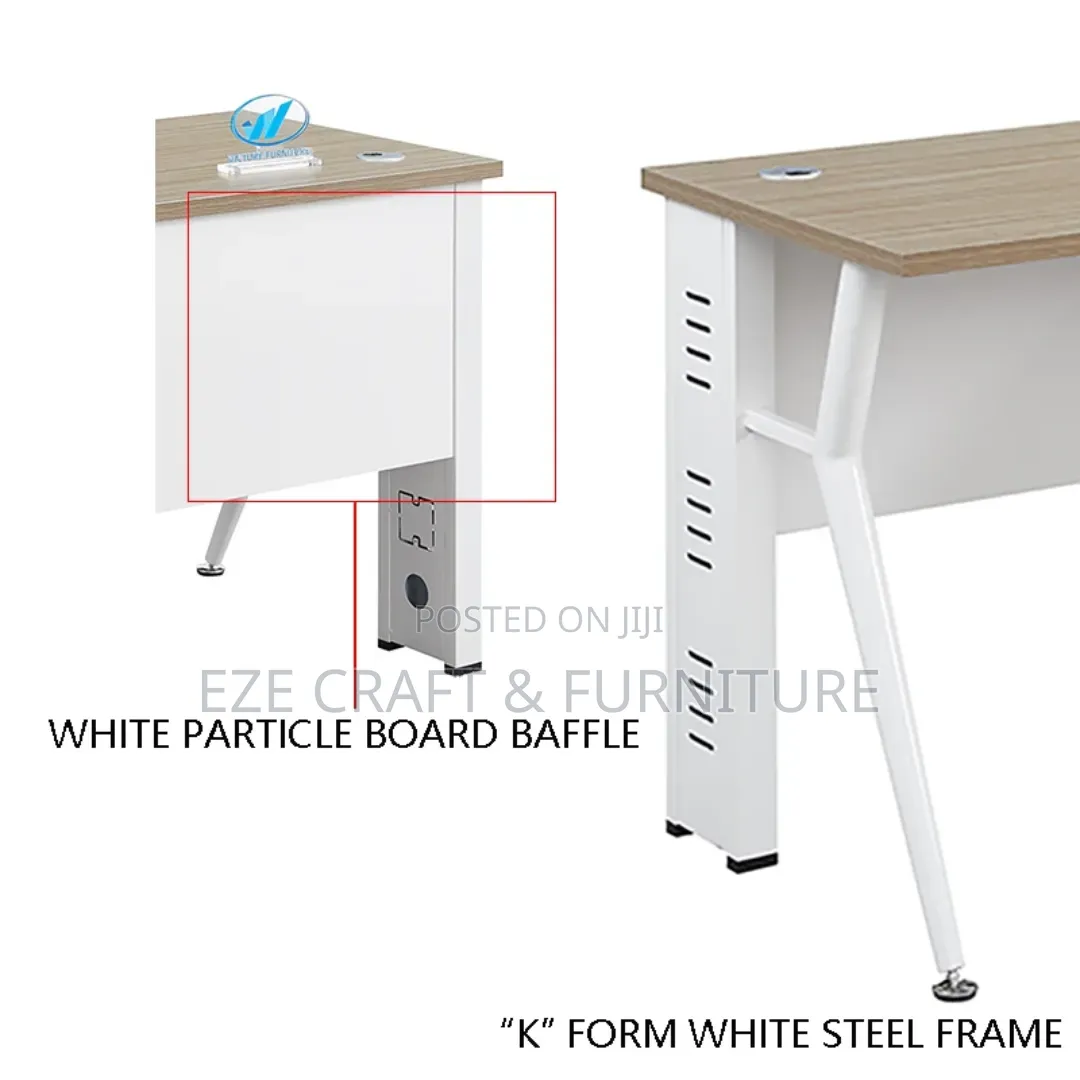 4feet Smart Simple Office Table With Mobile Drawer