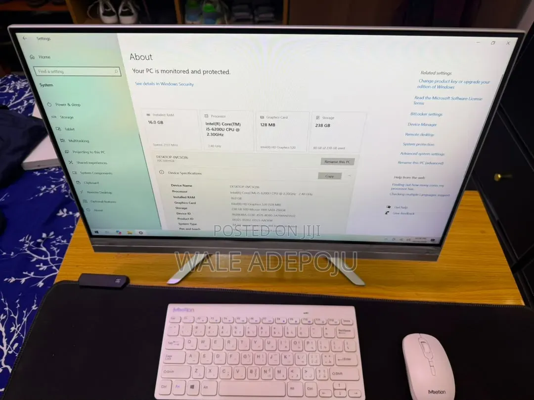 Lenovo ideacentre AIO 510S 16GB Intel Core i5 SSD 256GB
