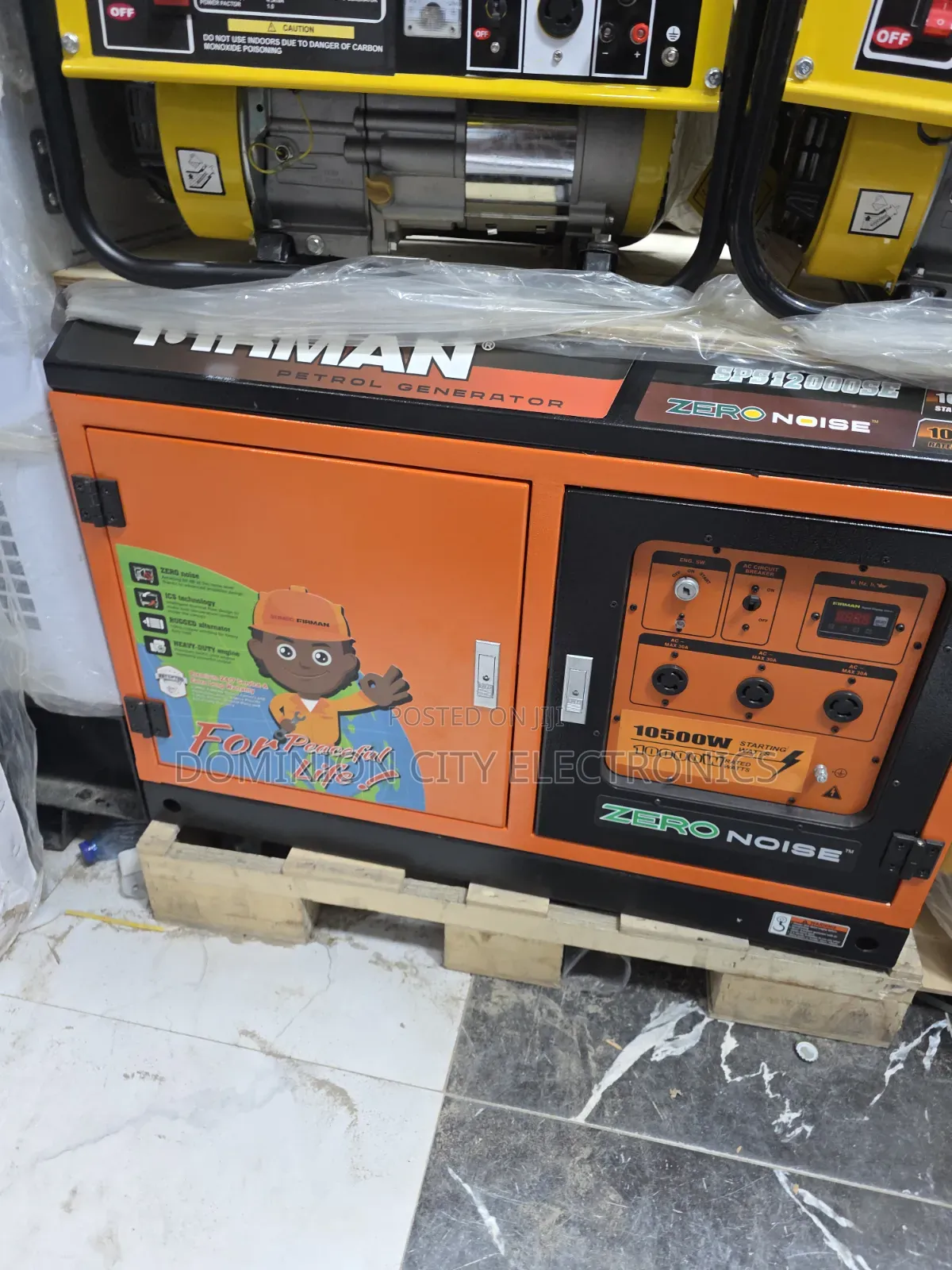 This Is Firman Petrol Soundproof Gen 100%copper Coil