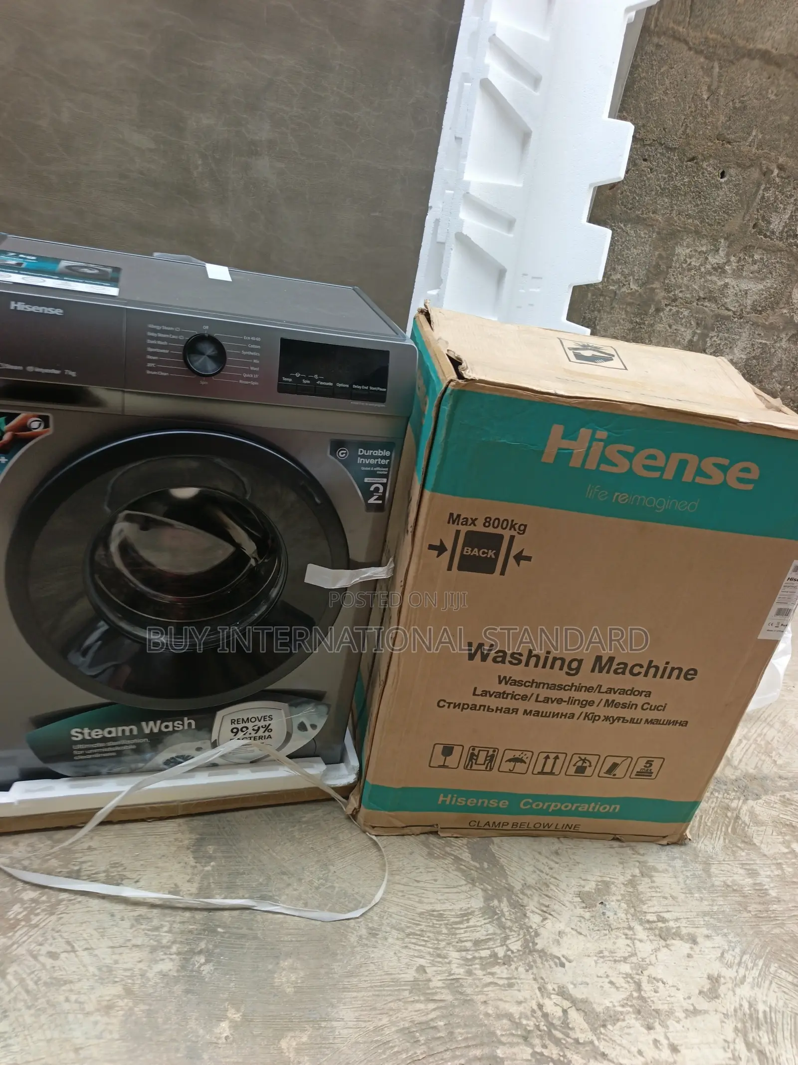Practical 7KG Front Load Washing Machine by Hisense