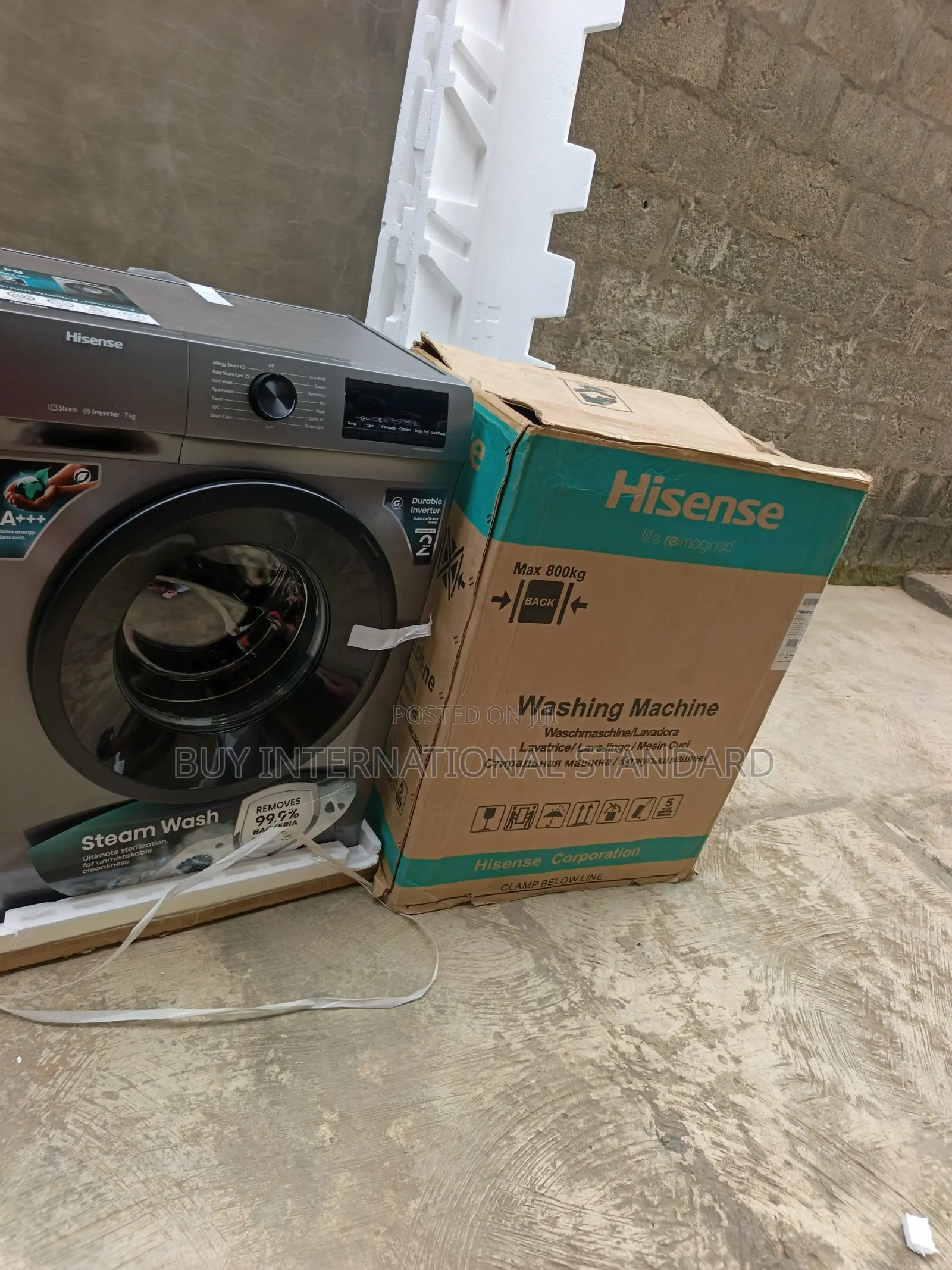 Practical 7KG Front Load Washing Machine by Hisense