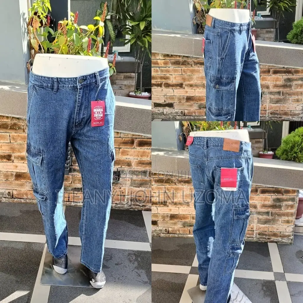 Classic Combat Jeans Trousers
