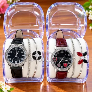 2-in-1 Wristwatch and Bracelet Set for Teenager