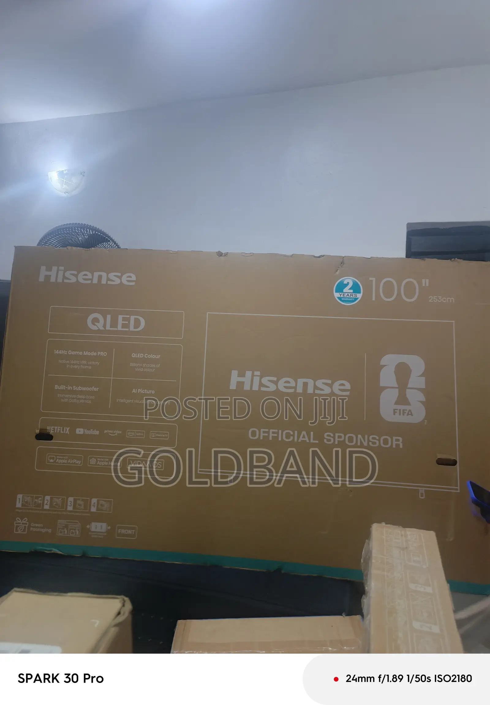 Hisense 100” Large-Screen Television With QLED Technology