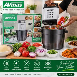 Yam Pounder Fufu Maker Avinas Food Processor 10L
