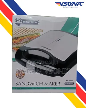 Crown Star 4 Slice Sandwich Maker Toaster