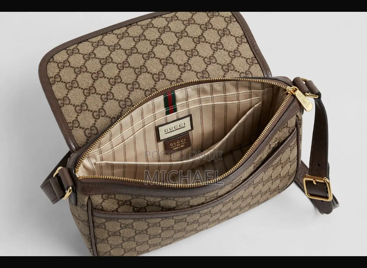 Gucci Canvas Shoulder Bag Women's Designer Bag - Ikeja