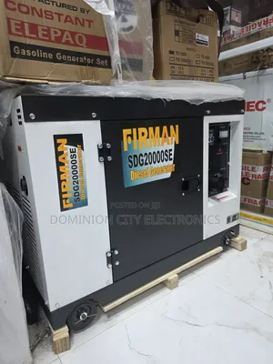 ☆¤Heavy-Duty 12.5kva Firman Diesel Soundproof Gen 1years Wty