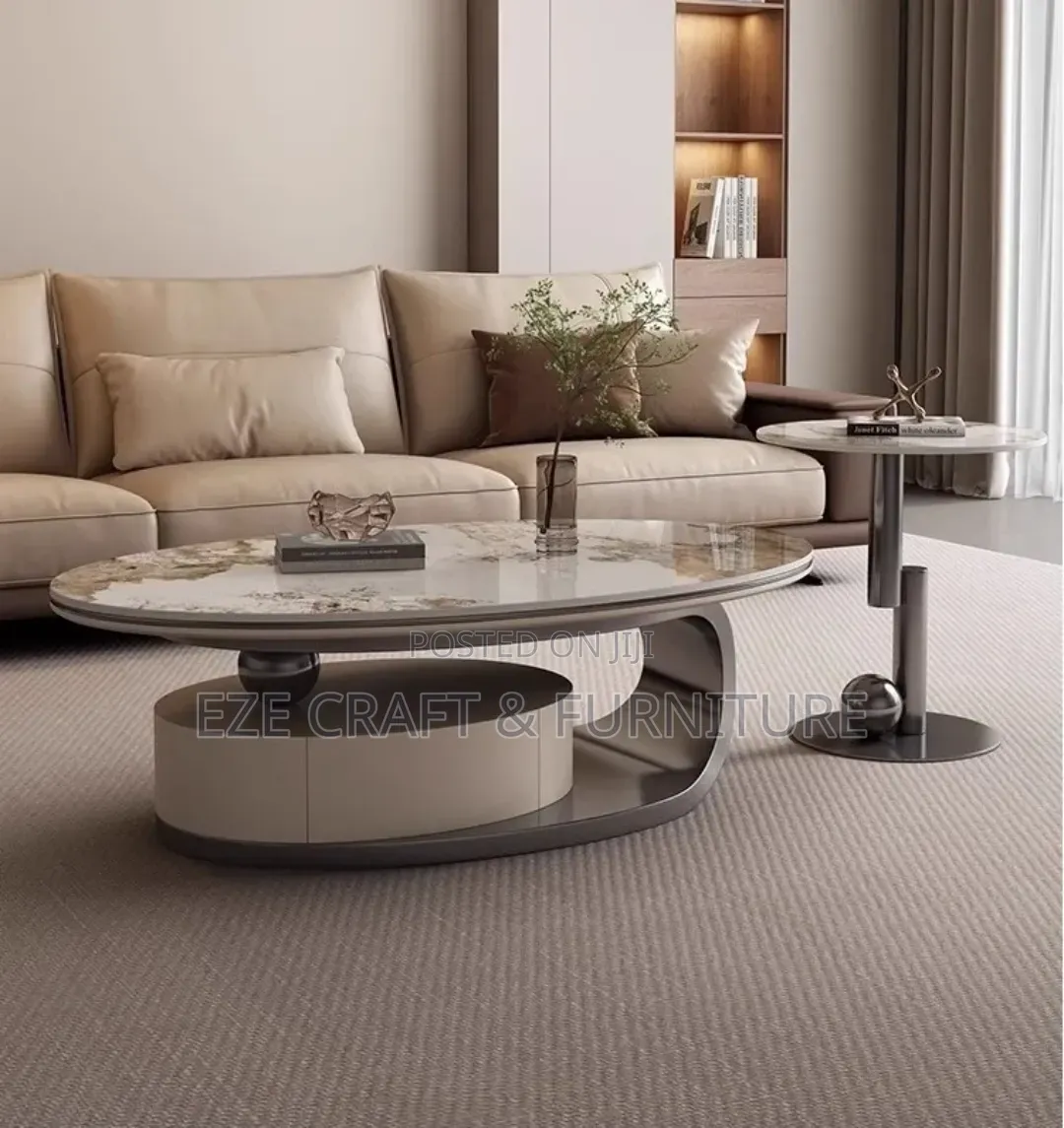 2n1 Marble Sturdy Center Table