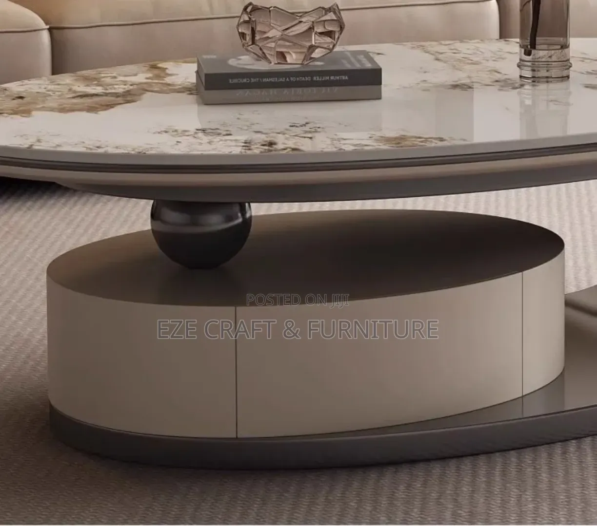 2n1 Marble Sturdy Center Table