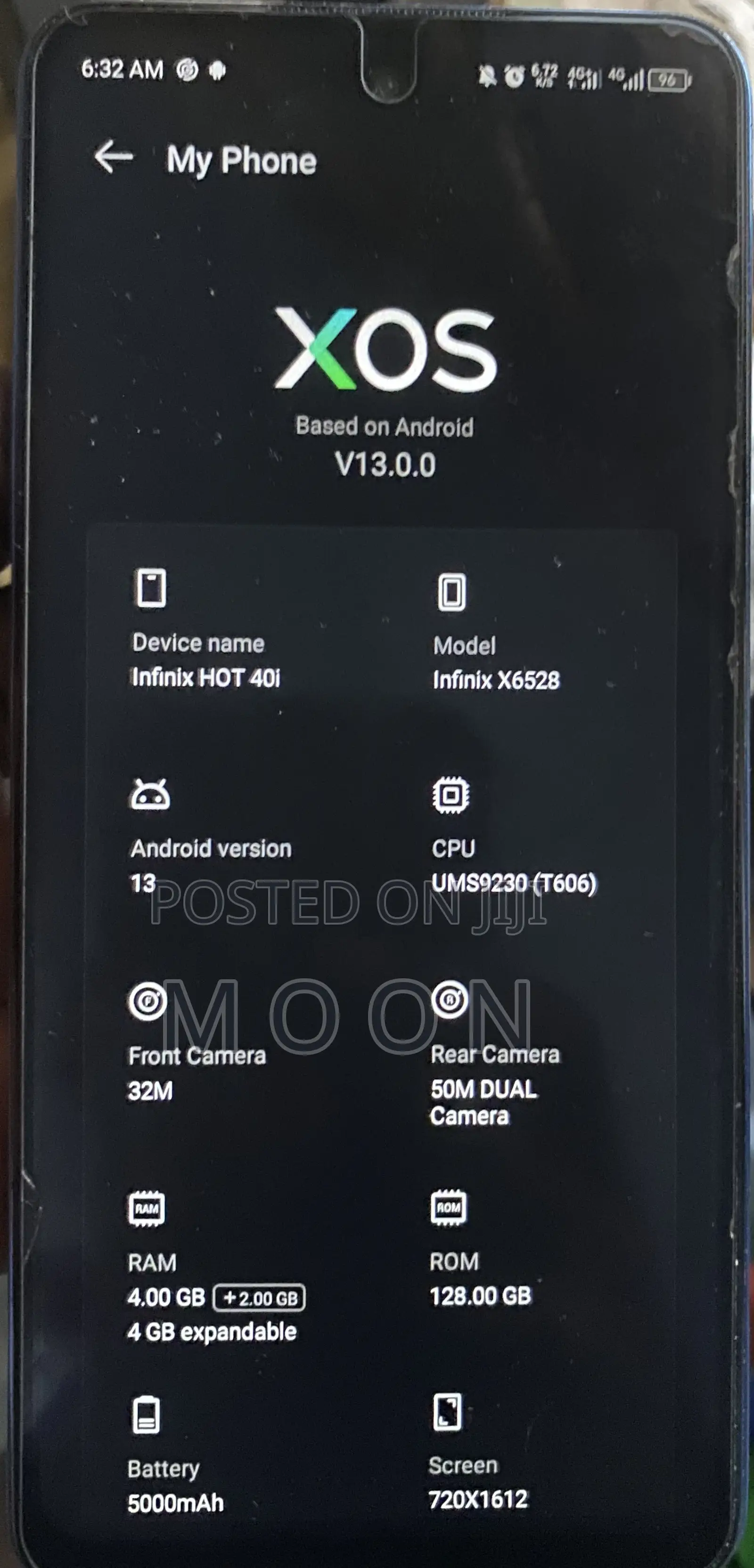 Infinix Hot 40i 128 GB Blue