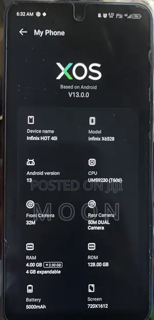 Infinix Hot 40i 128 GB Blue
